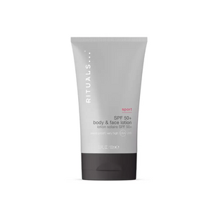 Сонцезахисний лосьйон для тіла та обличчя SPF 50+, Rituals. Sport, 100 мл. 00397 фото