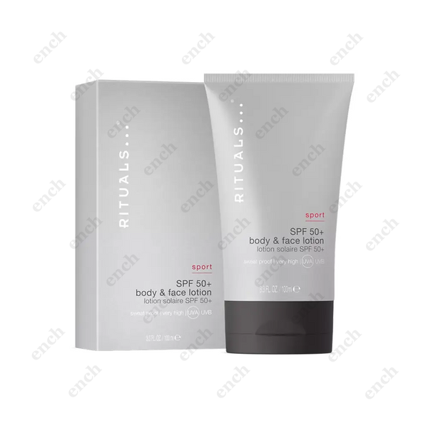 Сонцезахисний лосьйон для тіла та обличчя SPF 50+, Rituals. Sport, 100 мл. 00397 фото